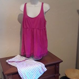 Cacique Ladies Plus Size 2 Piece Sleepwear